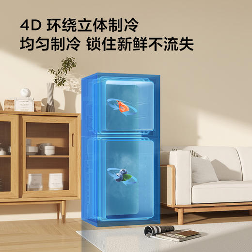 【TCL冰箱】TCL 118升L3 单门双温家用白色小冰箱节能低噪租房电冰箱  R118L3-A 商品图8