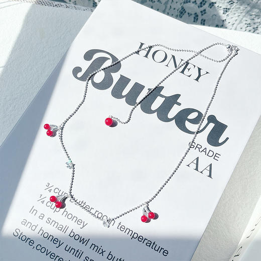 新款小樱桃项链流行配饰纪念日百货门店同款164748867 商品图0