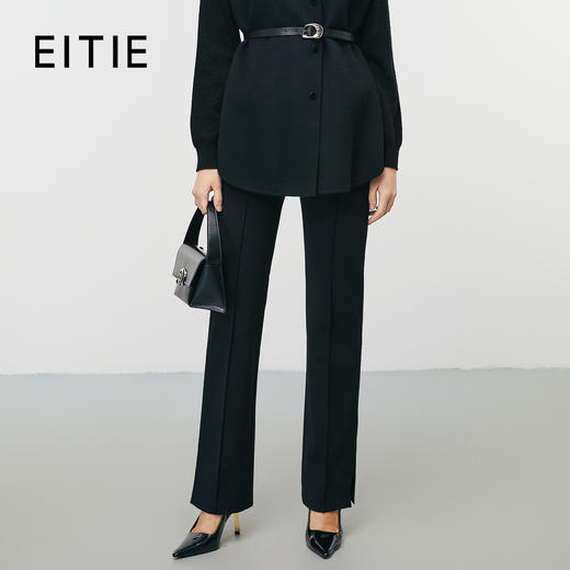 EITIE爱特爱秋季新款时尚职业干练通勤百搭显瘦女裤7905611 商品图0
