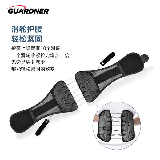 医用级护腰带 强力支持腰部贴合穿戴透气  上班久坐产后修护小孩子矫正健身 男女兼用 多用途护腰带 商品图3