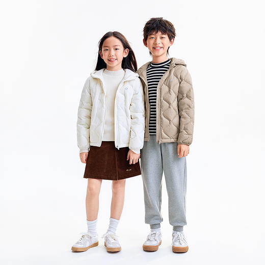 【实体店同款】男女童短款羽绒服冬季新款安奈儿童装AM545278 商品图3
