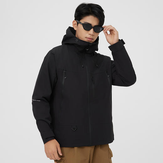 【国标Ⅱ级真冲 硬核三防性能 银狐绒石墨烯内胆】SWISS MILITARY瑞士军工 银狐绒三合一冲锋衣 商品图6