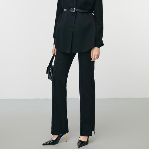 EITIE爱特爱秋季新款时尚职业干练通勤百搭显瘦女裤7905611 商品图1