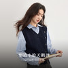 【09/03新品】熙世界MIU系学院针织马甲女士设计感秋季新款叠穿V领毛衣背心上衣 商品缩略图1