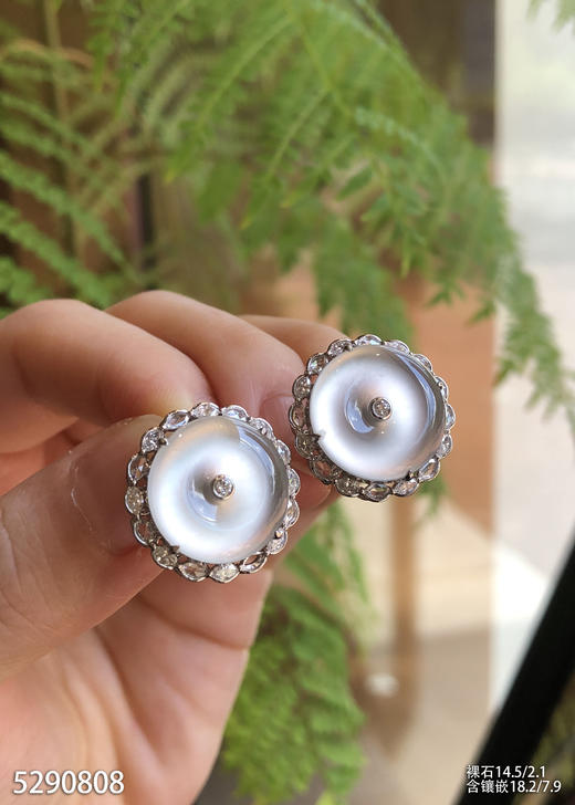 5290808，平安扣耳钉。具体价格微信咨询 商品图1