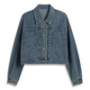 <曾小咸推荐>时髦牛仔蓝色短款牛仔外套 商品缩略图4