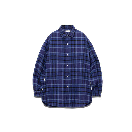 nanamica Heavy Flannel Shirt 重磅法兰绒格子长袖衬衫 商品图3