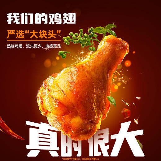 【翅中翅根混合5份装】锋味派 奥尔良风味烤翅鸡翅中翅根 5份装 商品图1