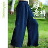 FM15923禅风中式宽腿裤 商品缩略图3