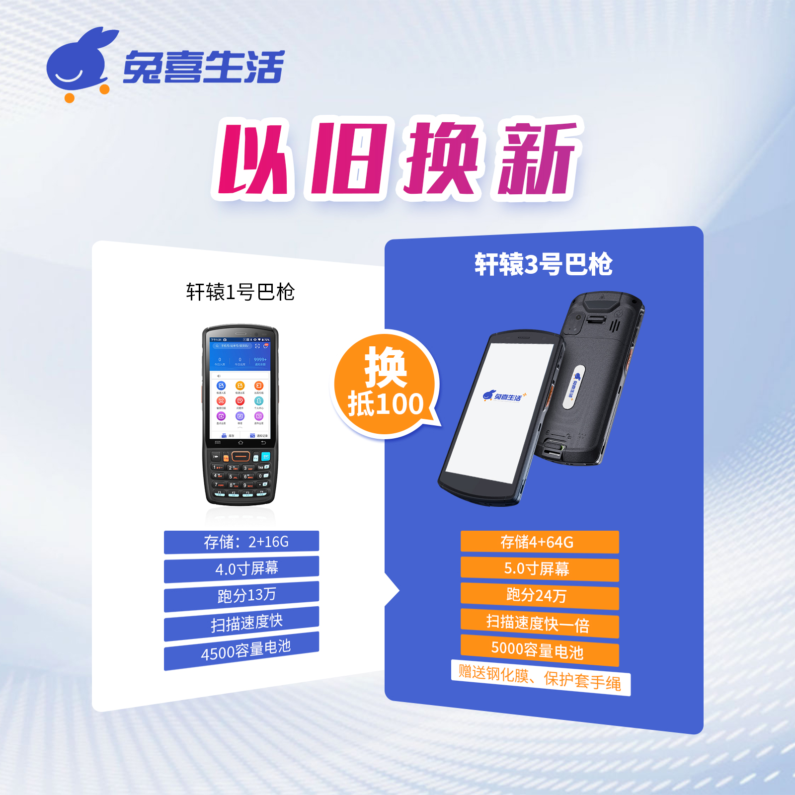 巴枪以旧换新（轩辕1号换轩辕3号）