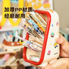  【可爱卡通桌面收纳笔筒 】学生办公笔盒多功能多格收盒纳,高颜值卡通收纳盒，6格大容量+随机贴纸🎁，让你的文具整齐又可爱！ 商品缩略图3