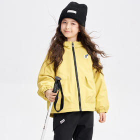 笛莎Deesha 2025冬季新款男女童户外工装风加厚外套