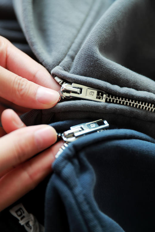 直接封神啊啊啊，背后大印花卫衣。字母拉链连帽宽松外套C090188 商品图3