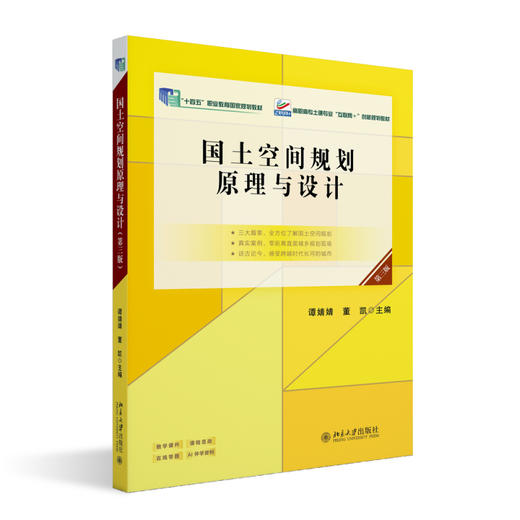 国土空间规划原理与设计（第三版） 谭婧婧 董凯 主编 北京大学出版社 高职高专土建专业"互联网+"创新规划教材 商品图0