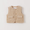【灯芯绒】马克珍妮女童新中式盘扣夹棉小马甲2025年秋冬新款551802 商品缩略图2