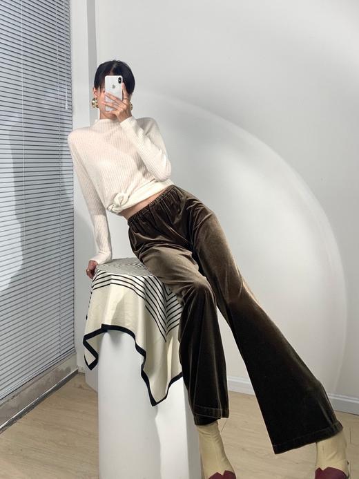 SRD101#14色丝绒裤 商品图5