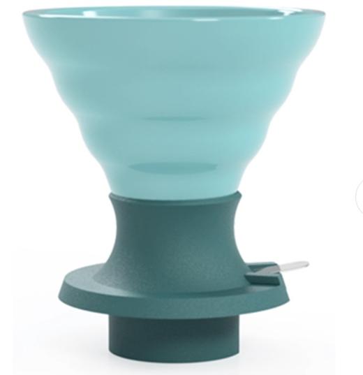 HARIO陶瓷聪明杯手冲咖啡缤纷炫彩滤杯SWITCH/竹月绿色 商品图0