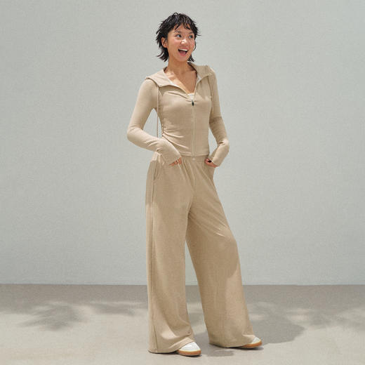 Ariseism 美式复古德绒外套+长裤运动套装女秋季新款两件套 商品图3