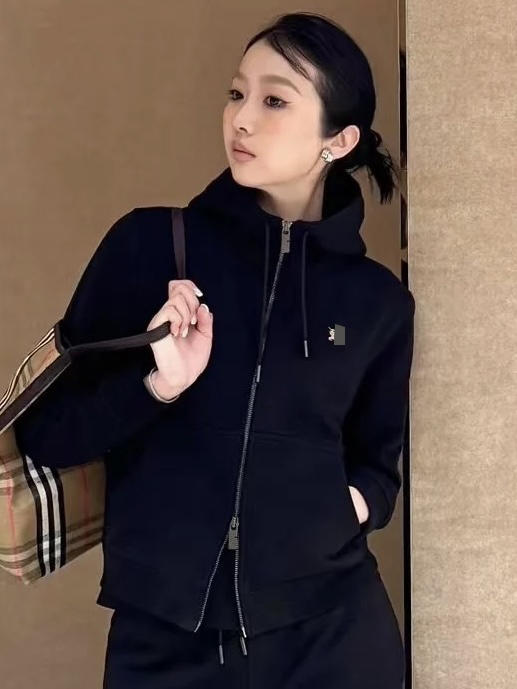 91-4 镇店主推 渠道圆正 张婧仪/陈丽君 BB女生款 拉链连帽卫衣 我穿L合身 商品图6