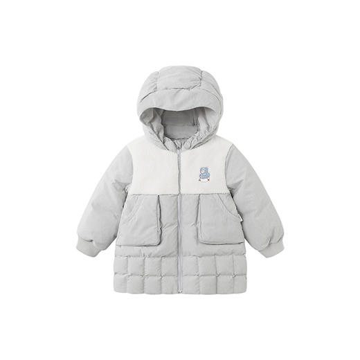 【商场同款】英氏儿童羽绒外套连帽长款羽绒服男宝宝冬季保暖新款超韧绒 商品图4