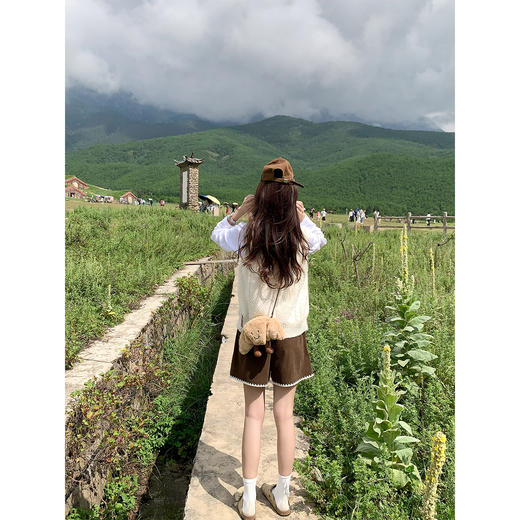 <曾小咸推荐>现货秒杀 ！微信超特价！韩系抽绳撞色边短裤 日常129.99 立减60 秒杀69.99！！ 商品图2