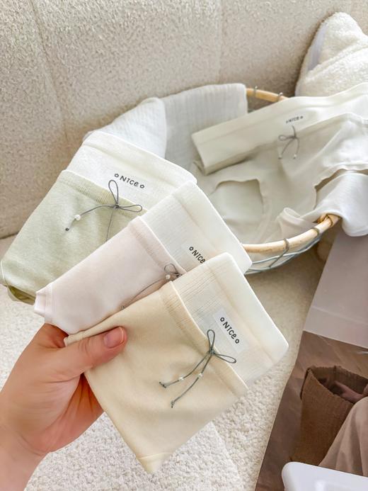 女士高腰收腹撞色时尚无缝三角莫代尔内裤8810 商品图7