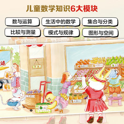 三耳兔儿童数学分级读物第1级+第2级 商品图3