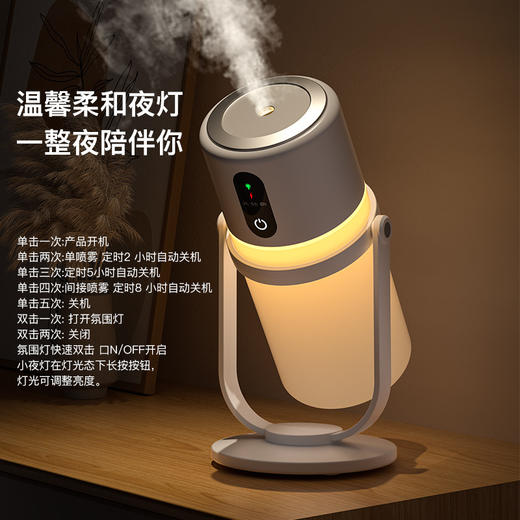 新款空气加湿器家用补水静音办公桌面卧室迷你小型便携usb加湿器 商品图0
