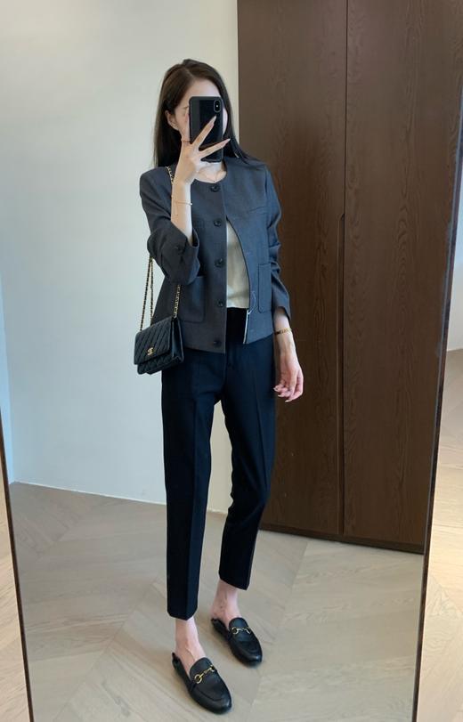 早秋之禾精良版休闲通勤含些羊毛西装外套 商品图3