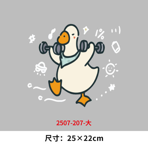 儿童卡通动物小鹅小鸭子烫画印花贴装饰服装DIY热转印衣服熨斗烫画 商品图7