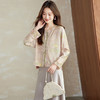 双面穿新中式国风外套，复古提花减龄短款精致上衣HR-XYSP6077 商品缩略图3