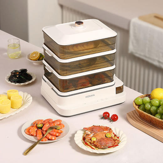 康佳（KONKA）电蒸锅大容量KDZL-1680-M电蒸锅（可预约） 商品图1