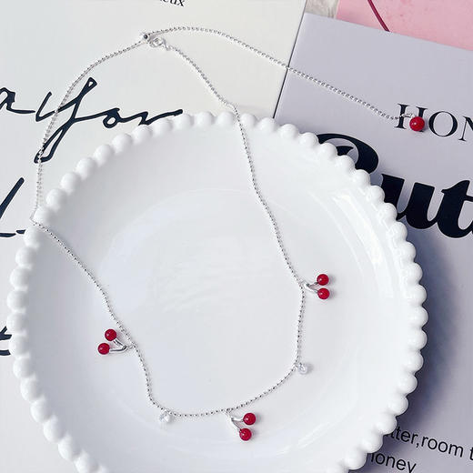新款小樱桃项链流行配饰纪念日百货门店同款164748867 商品图1