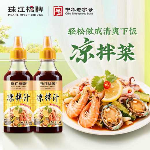 【新品热销】珠江桥牌 凉拌汁280gx2瓶 商品图0