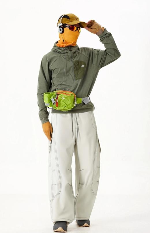 【防泼防污 抗皱耐磨 软糯透气】斯辰唯佳户外防风耐磨情侣裤（A31-788） 商品图1