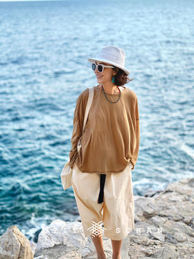 PETIT SCHAN小闪 CLO#860 Plain description 素写 棉混纺轻薄长袖T恤防晒衫