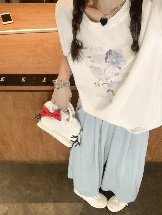 <曾小咸推荐>韩系印花短袖T 商品图9