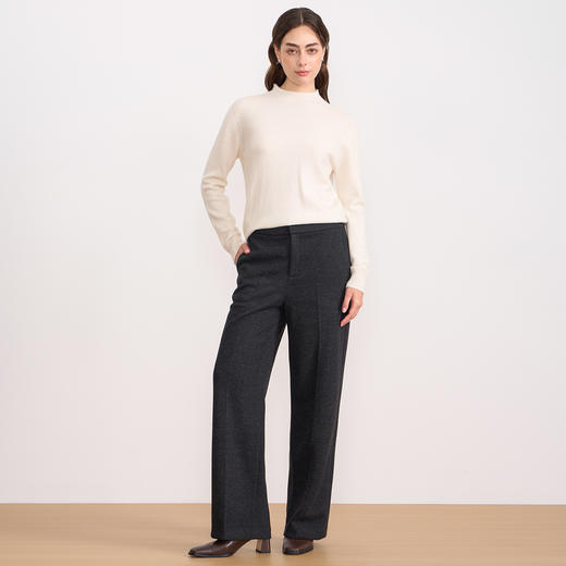 EITIE爱特爱打底显瘦修身立领纯色针织衫秋新款7901612 商品图6