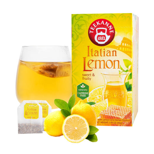 Teekanne德国进口 草莓覆盆子水果茶 地中海水蜜桃  苹果水蜜桃 意大利柠檬果茶花茶茶包冷泡茶 商品图1