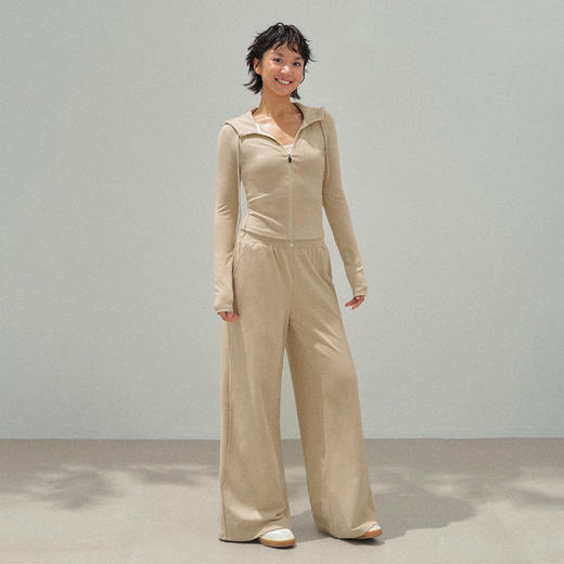 Ariseism 美式复古德绒外套+长裤运动套装女秋季新款两件套 商品图1