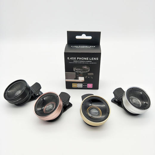0.45X广角镜头手机镜头+微距二合一手机镜头万能夹通用手机专业 商品图2