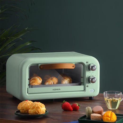 康佳（KONKA）多功能12L家用烘焙电烤箱 精准控温 专业烘焙可拆洗炉KAO-1202E 商品图3