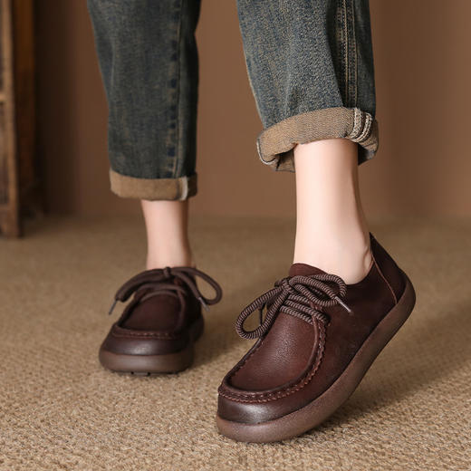 FR 85080时尚百搭磨砂勃肯鞋豆豆鞋一脚蹬 商品图1