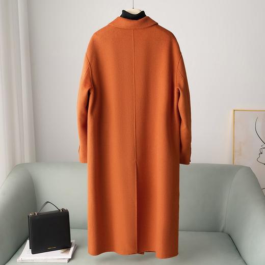 【断码处理】羊毛双面毛呢大衣西装领尼外套 商品图1