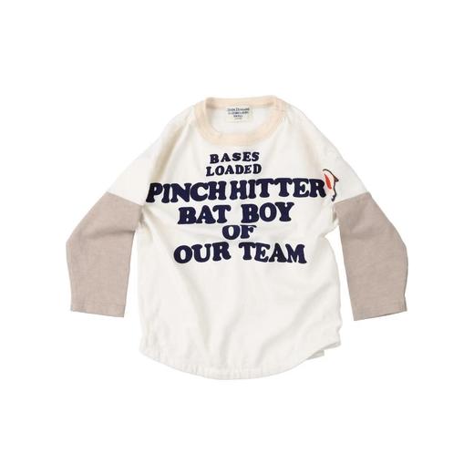 2025秋季DD日系男女儿童假两件刺绣卡通小象字母植绒拼色长袖 商品图1