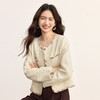 【五折购】熙世界小香风串珠圆领外套女短款小个子优雅气质开衫上衣2025秋季 商品缩略图3
