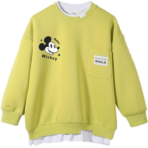 贝田2025新款男童假两件卫衣春秋款儿童秋季男孩酷帅休闲大童上衣 商品图4