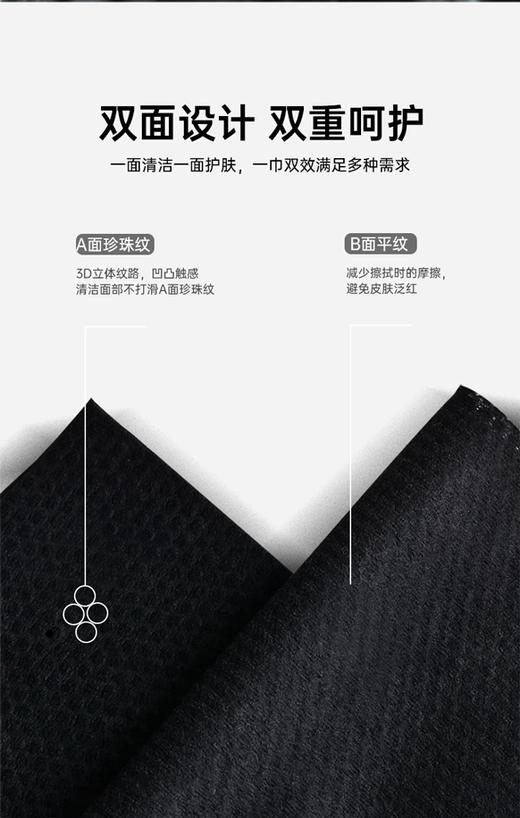 【竹炭洗脸巾】BEBE STAR竹炭洗脸巾黑炭控油洁面巾 商品图2