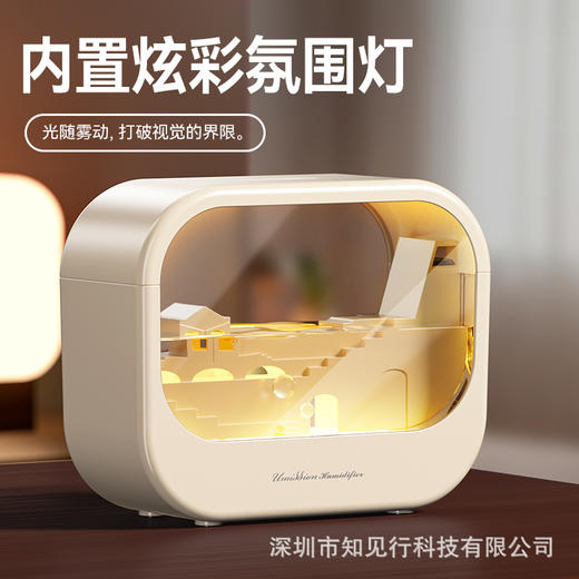 2025新款水滴香薰机七彩色加湿器家用大雾量桌面静音精油扩香机 商品图1