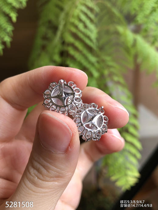 5281508，蛋面耳钉。具体价格微信咨询 商品图5